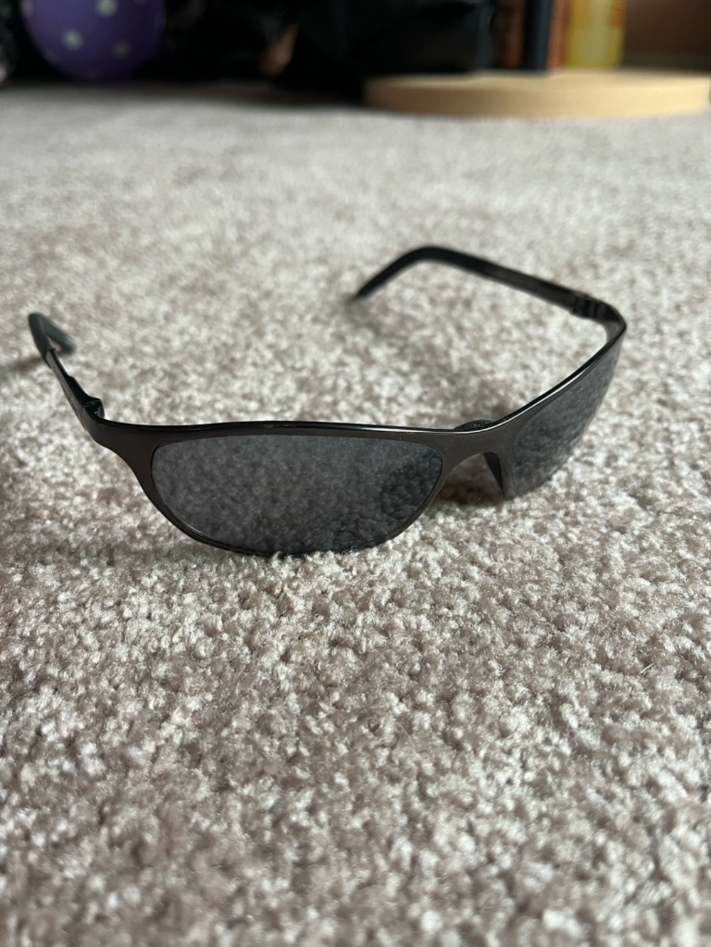 VTG 90’s / Y2K IRONMAN Metal Frame Black Sunglasses